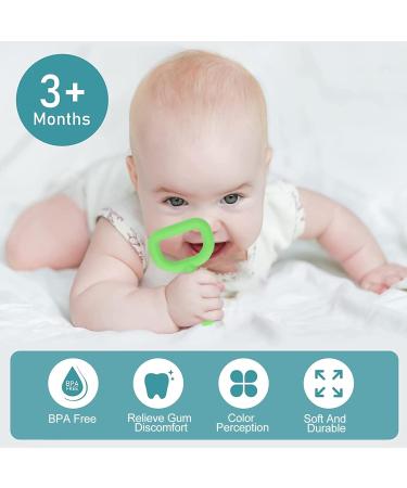 2pcs D Letter Silicone Chew Toys for Children - Sensory Teething Toys for Toddlers - Buy Online on GoSupps.com