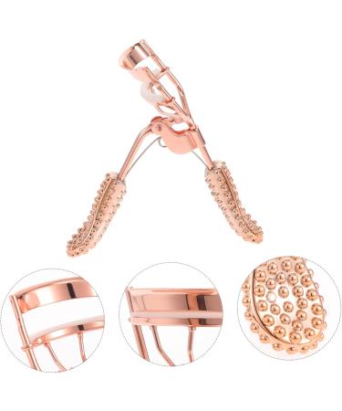 Minkissy Travel Eyelash Curling Clips - Mini Eye Lash Curler Tool for Perfect Makeup | Metal Plating Beauty Accessory - Buy Online on GoSupps.com