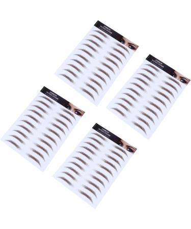 FOMIYES 12 Pcs Eyebrow Stickers Makeup Stickers Eyebrows Grooming Stencil Water Transfer Eyebrow Sticker 3d - Buy Online on GoSupps.com