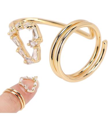 Fingernail Rings Fingernail Cap Cover Easy To Match for Women Girls(3055g) - Buy Online on GoSupps.com