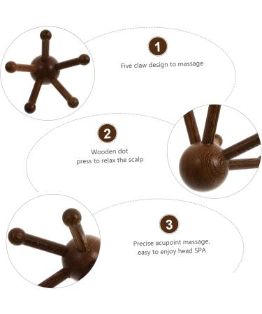 Beaupretty 4-Piece Scalp Massage Set | Five Claws Manual Scalp Roller & Hand Massager | Enhance Relaxation & Well-Being - Buy Online on GoSupps.com