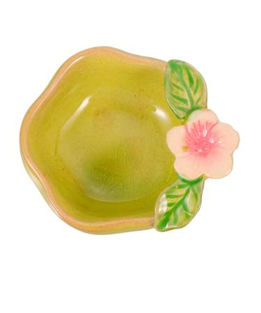 Magiclulu 1stk aromatherapy bowl slico kitchen fitting smoked bowl ceramic candle holder ceramic etheric oil essential oils bowl with essential aroma oils incense sticks green 8.5x8cm