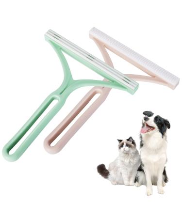 Eitham 2Pack Pet Hair Remover - Dog Hair Remover, Cat Hair Remover, Premium Scraper Fur Removal Tool, Uproot Lint Cleaner for Couch, Carpet, Clothes, Furniture