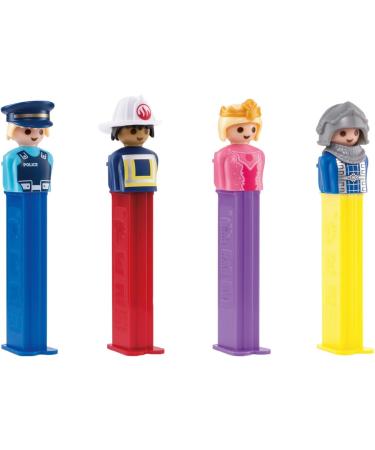 PEZ - Display box of 12 PLAYMOBIL dispensers with a candy refill (1 dispenser + 1 refill) - Buy Online on GoSupps.com