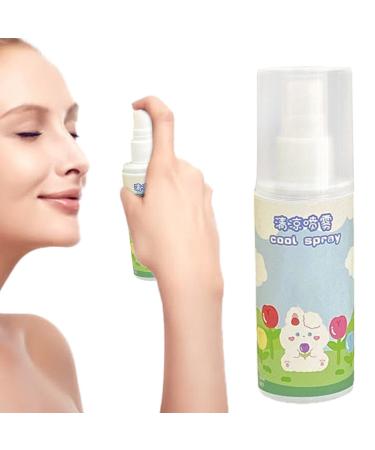Neamou Cooling Spray For Skin 80ml Soothing Summer Spray | Small Lightweight Instantly Reduce Temperature Spray Refreshing Protective Skin-friendly Spray For Outdoor Activities rabbit