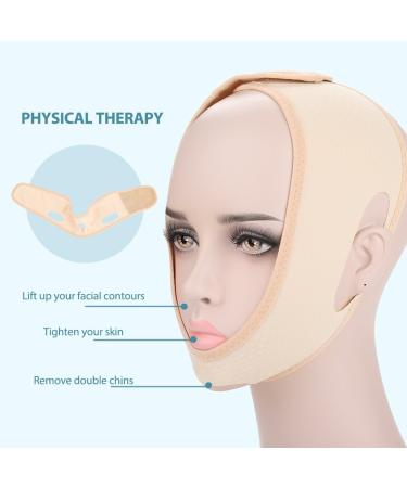 V-Line Facial Slimming Mask & Face Belt | Double Chin Strap for Facelifting & Skin Care - Buy Online on GoSupps.com