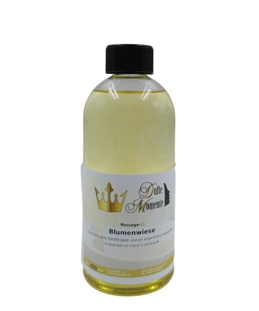 Billing moments massage oil 500ml flower meadow- composition from argan almond grape seed and sunflower oil- also for professional application