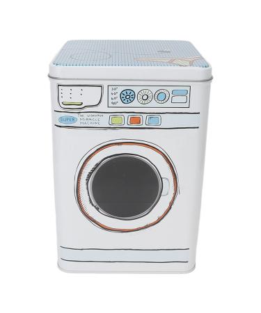 Ejoyous Washing Powder Box Metal Detergent Storage Box with Lid Detergent Container Detergent Box Washing Powder Jar Washing Machine Appearance Gift
