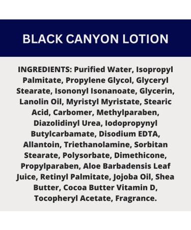 Black Canyon Elderberry Scented Body Lotion with Lanolin and Jojoba Oil 12 Oz - Buy Online on GoSupps.com