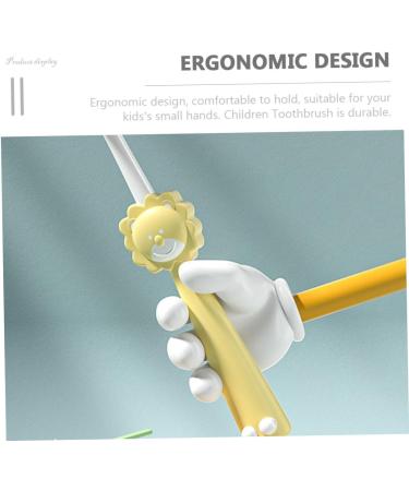 Hoement 3-Piece Children's Toothbrush Set | Daily Use Manual & Travel Toothbrush for Kids | Essential Children s Accessories - Buy Online on GoSupps.com