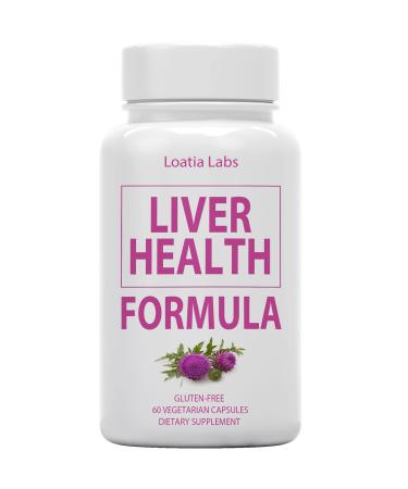 Liver Health Formula Cleanse Detox Flush Repair Fatty Liver Support with Artichoke Milk Thistle Dandelion Beet Berberine Pure Natural Superstar Research Vegan Capsules Supplement
