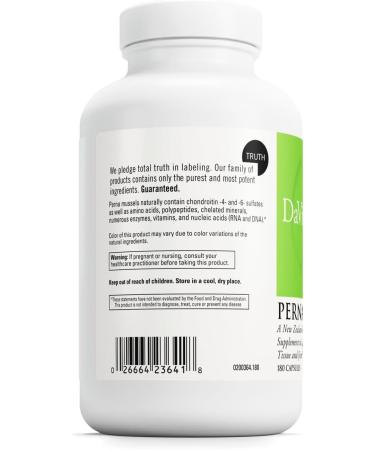 DAVINCI Labs Perna - Helps Support Joint Health with New Zealand Green Mussel, a Source of Omega-3, 6, 9 Fatty Acids, Glucosamine & Chondroitin - 180 Capsules (90 Servings) - Buy Online on GoSupps.com