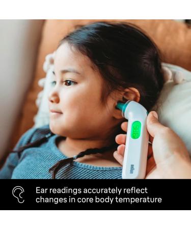 Braun ThermoScan 4 Digital Ear Thermometer | Accurate Fever Guidance for Babies Toddlers & Adults | IRT3515 - Buy Online on GoSupps.com