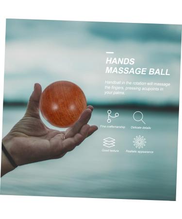 Fomiyes 2st Health Ball - Handcrafted Wooden Baoding Massage Balls for Adults | Creative Rosewood Handmilling Tools | 5x5x5 cm Brown - Buy Online on GoSupps.com