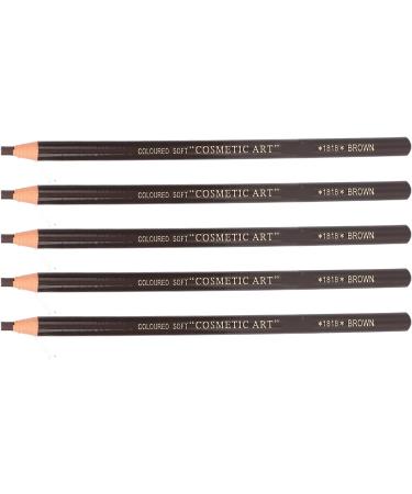 Eyebrow Pencil Set Easy Drawing 5 Piece Pencil 4-in-1 Eyebrow Pencil Sharpener Shatterproof for Beauty Salons (Brown Eyebrow Pencil) brauner Augenbrauenstift - Buy Online on GoSupps.com