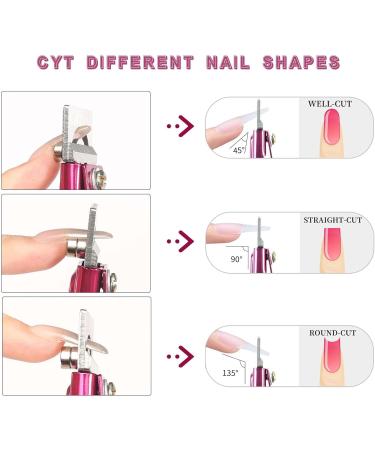 VIDSTW Nail Clipper with 14 Magnets Length Adjuster Nail Clippers with Comfort Grip Nail Clippers Gel Nails Fingernail Clippers Removable Nail Clippers for Artificial Nails Acrylic Nails Natural - Buy Online on GoSupps.com
