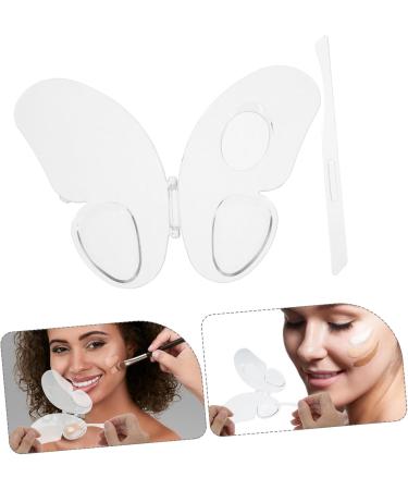  Healeved Healeved Acrylic Blending Palette Shaped For Liquid Foundation - Buy Online on GoSupps.com