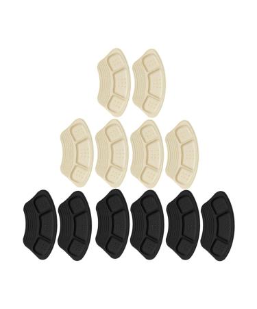 FRCOLOR 6 Pairs Comfortable Heel Liners Floor mat Anti Drop Heel Protector Thin Section Care Foot Heel pad Heel Stickers Follow up Bags Heel Inserts for Women