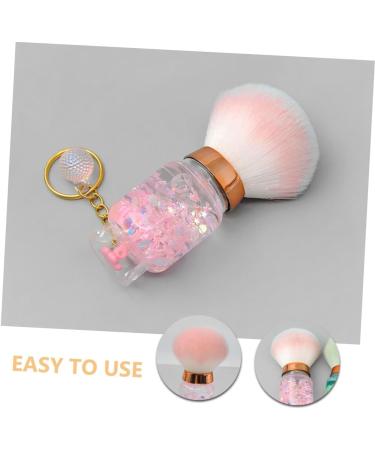 FRCOLOR Nail Dust Brush Blush Brush for Makeup Powder Brush for Pressed Powder Highlighter Brush Powder Makeup Brush Small Powder Brush Pink Liquid Quicksand Crystal Miss 9.00X3.50X3.50CM Pink - Buy Online on GoSupps.com