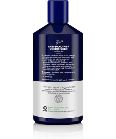 Buy Anti-Dandruff Medicated Conditioner - Avalon Organics 14 fl oz | Best for Scalp Health & Nourishment - Buy Online on GoSupps.com
