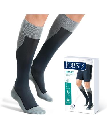 Jobst sport running stockings - sports compression for women and men - helps to improve blood circulation - soft light and breathable gray L - Buy Online on GoSupps.com