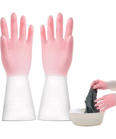 Kitchen Dishwashing Gloves Dishwashing Cleaning Gloves Waterproof Household Rubber Dishwashing Cleaning Gloves for Dishesand Household Chores - Buy Online on GoSupps.com