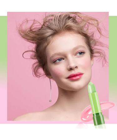 Lishang Aloe Vera Lip Care Set - 3PCs Hydrating Color Change Lipstick & Gloss Long-Lasting & Waterproof Perfect Gift for Girls - Buy Online on GoSupps.com