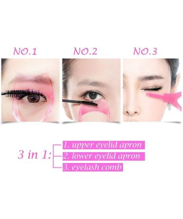 Eyelash Card Cosmetic Mascara Shield Applicator Eye Lash Helper Guide Eyelashes Comb Assistant Tool Makeup Accessories - Buy Online on GoSupps.com