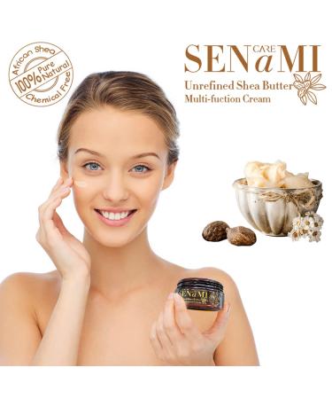 Unrefined Raw African Shea Butter 100g - Pure Moisturizing Face & Body Butter for All Skin Types - Buy Online on GoSupps.com