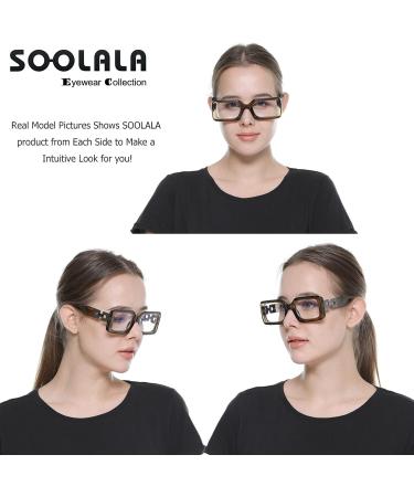 SOOLALA The Reading Glasses Company Blue Light Blocking Womens Reading Glasses Tea 2.25 x - Buy Online on GoSupps.com
