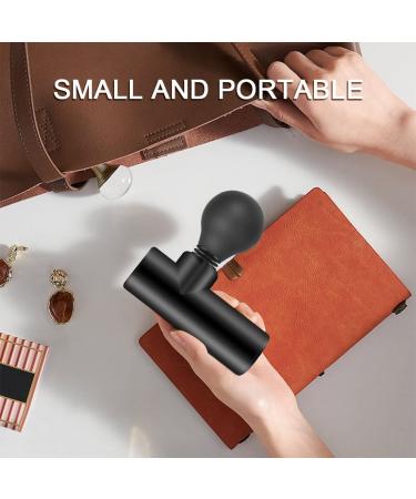 Mini Black Electric Massager for Women - 20 Vibration Modes, 8 Speeds - Rechargeable & Portable - Neck and Back Massagers Gift - Buy Online on GoSupps.com