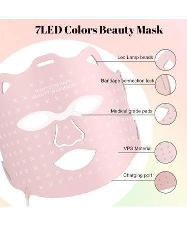 Red Light Therapy Mask | Blue Revive LED Face Mask for At-Home Light Therapy | 7 Color LED Facial Treatment - Buy Online on GoSupps.com