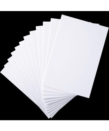 12 Sheets Sticky Foam Sheets Double Sided Adhesive Foam Sheets 3D White Dual-Adhesive Foam Sheets for Shaker Cards Scrapbooking Crafting (7.9 x 5.9 Inch)