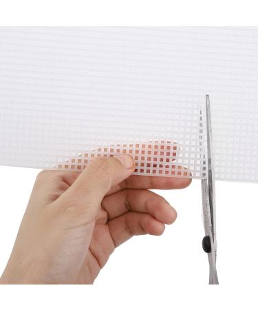 Tosnail 7 Count Clear Plastic Mesh Canvas Sheets - Pack of 8 for Embroidery Crafting | 18 x 12 - Buy Online on GoSupps.com