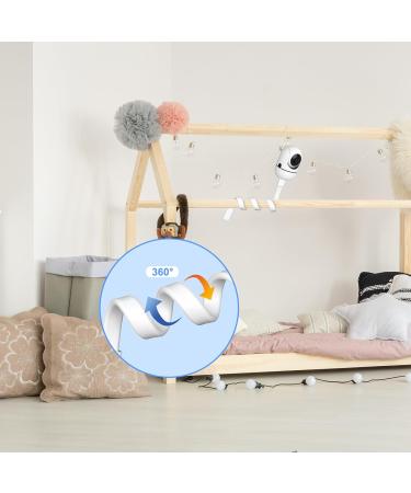 HelloBaby Baby Monitor Holder - Nursery Mount Stand for Crib | No-Drill Shelf Stand Compatible with Most Monitors - Buy Online on GoSupps.com