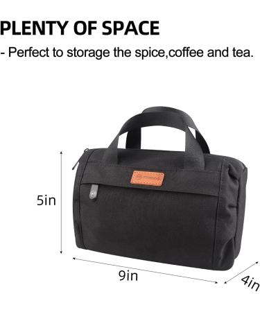 FIREDOG Black Large Smell Proof Pouch 9x4x5 - Odor Proof Bag with Carbon Lining for Smoking Stash - Buy Online on GoSupps.com