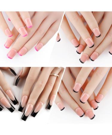 AJTUTUS/Box French Tip False s Press On False s Full Cover Stick On Ballerinas Artificial s - Buy Online on GoSupps.com