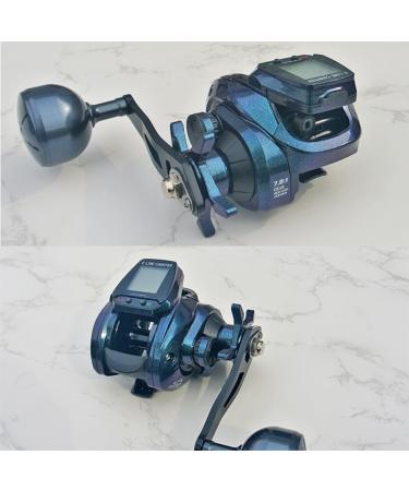 7.2:1 Digital Fishing Reel with Large Backlight & Bite Indicator - Left Hand Compact Design for International Shipping - Buy Online on GoSupps.com