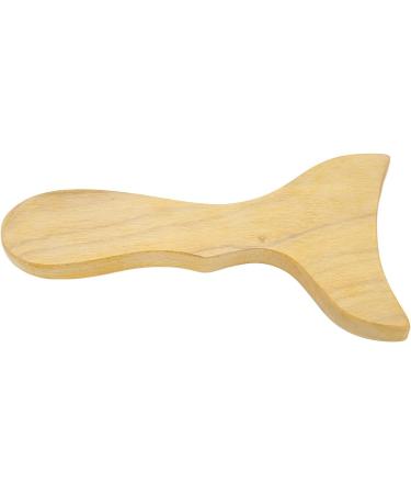 Verdant Touch Wood Gua Sha Board - Natural Body Massage Tool for Muscle Relaxation & Tiredness Relief | 17.8 cm - Buy Online on GoSupps.com