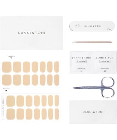 DANNI & TONI Semi-Cured Gel Nail Foils (Serene Sunset) Khaki Glare Shiny Nail Set UV Gel Nail Foil Nail Design Nail Foil Self-Adhesive Wraps 28 Stickers Serene Sunset-en - Buy Online on GoSupps.com