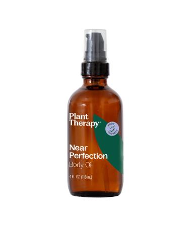 Plant Therapy Near Perfection Carrier Oil Blend 4 oz Unscented Face & Body Oil for Scars Stretch Marks & Dry Skin Carrier Oil for Essential Oils