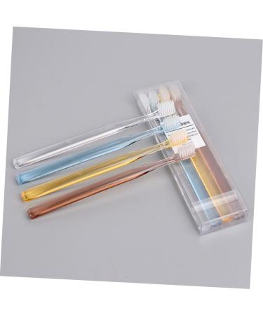PartyKindom 8 Pack Soft Toothbrushes for Kids - Crystal Bristles - Ideal for Gentle Cleaning - Buy Online on GoSupps.com