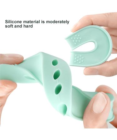 Bexdug Jaw Exerciser for Women Silicone Double Chin Reducer Jawline Exerciser - Compact Jawline Shaper Jaw Sculpting Tool for Women Men Green - Buy Online on GoSupps.com