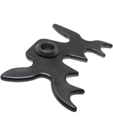 Black Plastic Slip-On Moosehead Bridge Head for Billiard Pool Cue Stick by DGZZI - Buy Online on GoSupps.com