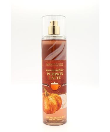 Marshmallow Pumpkin Latte Bath and Body Fine Fragrance Mist 8 fl oz