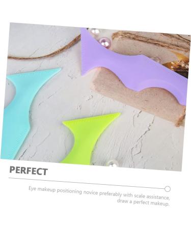BIUDECO 2pcs Makeup Applicator Marscara Drawing Aid Eye Makeup Tool Ruler Miss Cream - Buy Online on GoSupps.com