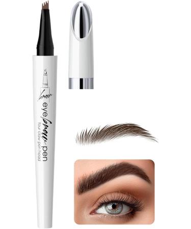 3D Microblading Eyebrow Pencil Waterproof Eyebrow Pencil With 4 Tips Precision Eyebrow Pencil Eye Brow Contouring For Long Lasting Definition Dark Coffee - Buy Online on GoSupps.com