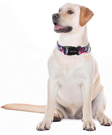 Unique Style Paws Rosa Flower Dog Collar | Halison Collection for Small Medium & Large Dogs - Perfect Gift with Durable Design - Buy Online on GoSupps.com