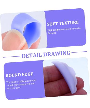 Gogogmee 60 Pairs Eyelash Silicone Patch Eyelash Perm Pads Lash Tools Eyelash Perm Lash Lift Pads Small Lash Lift Pads Eyelash Curling Eyelash Curler Silicone Eyelash Perming Curler Purple - Buy Online on GoSupps.com