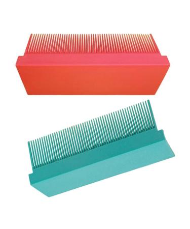 Hair Straightener Comb | Barber Straightening Brush & Styling Attachment for Flat Iron Green - Buy Online on GoSupps.com